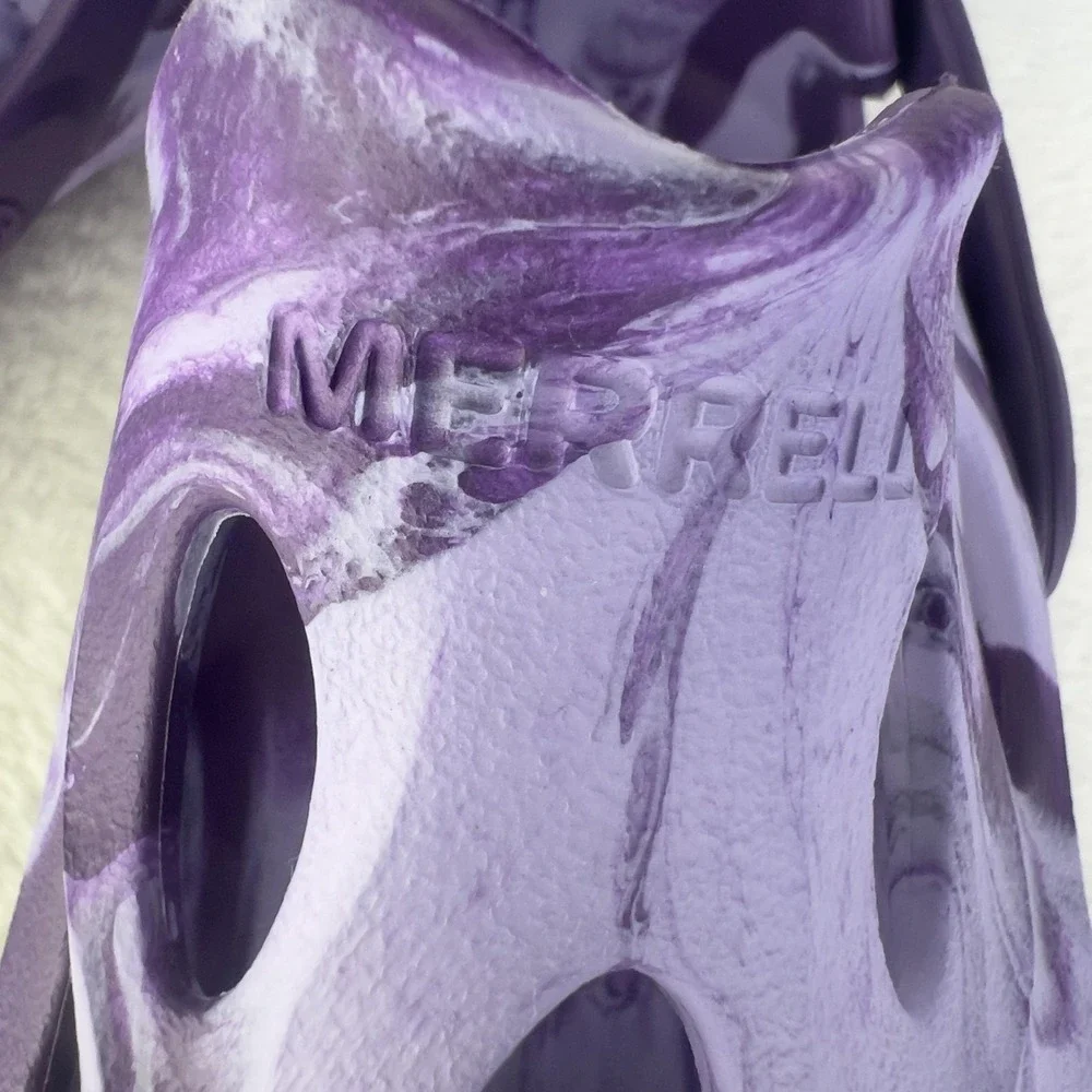 Merrell Shoes Mens 8 Purple Hydro Moc Clog‎ Sandals Tie Dye Slip On